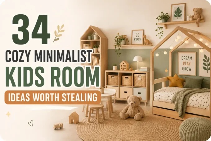 34 Cozy Minimalist Kids Room Ideas Worth Stealing