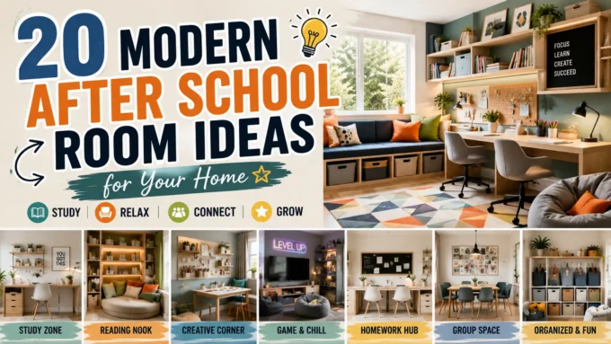 20 Modern After School Room Ideas for Your Home