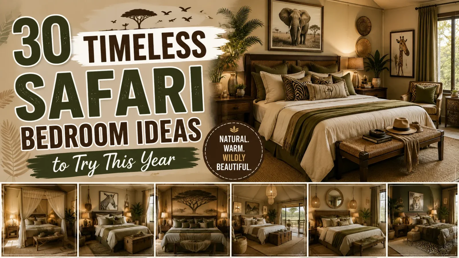 30 Timeless Safari Bedroom Ideas to Try This Year