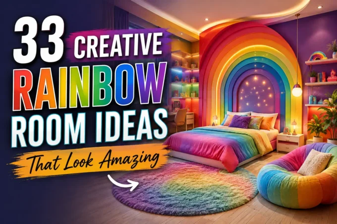 33 Creative Rainbow Room Ideas That Look Amazing