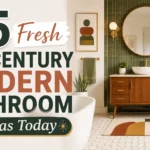 15 Fresh Mid Century Modern Bathroom Ideas Today
