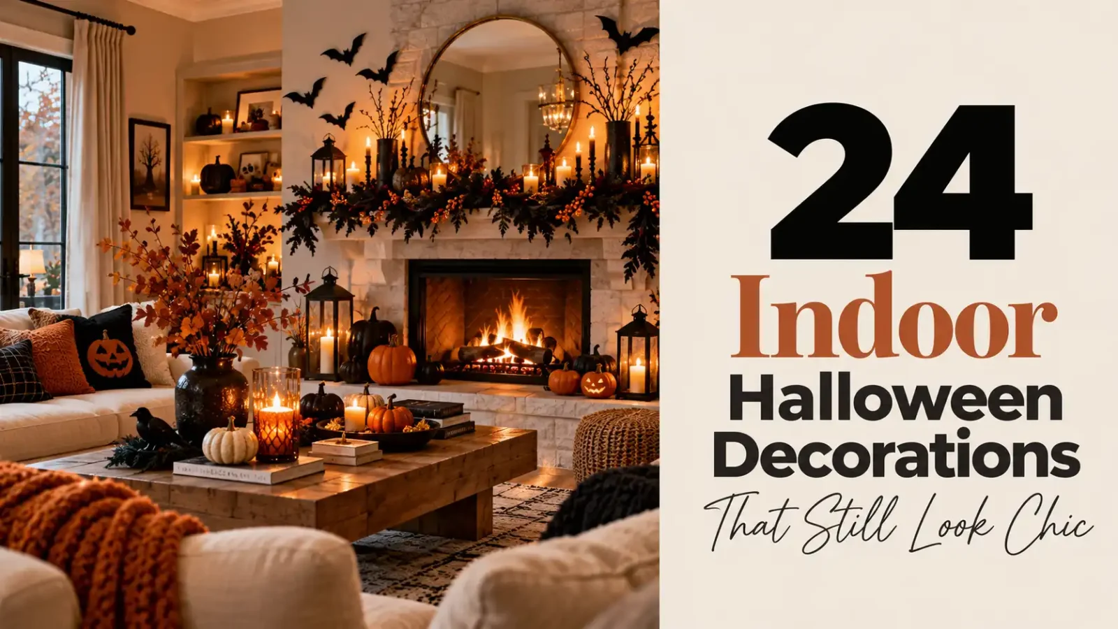 indoor halloween decorations
