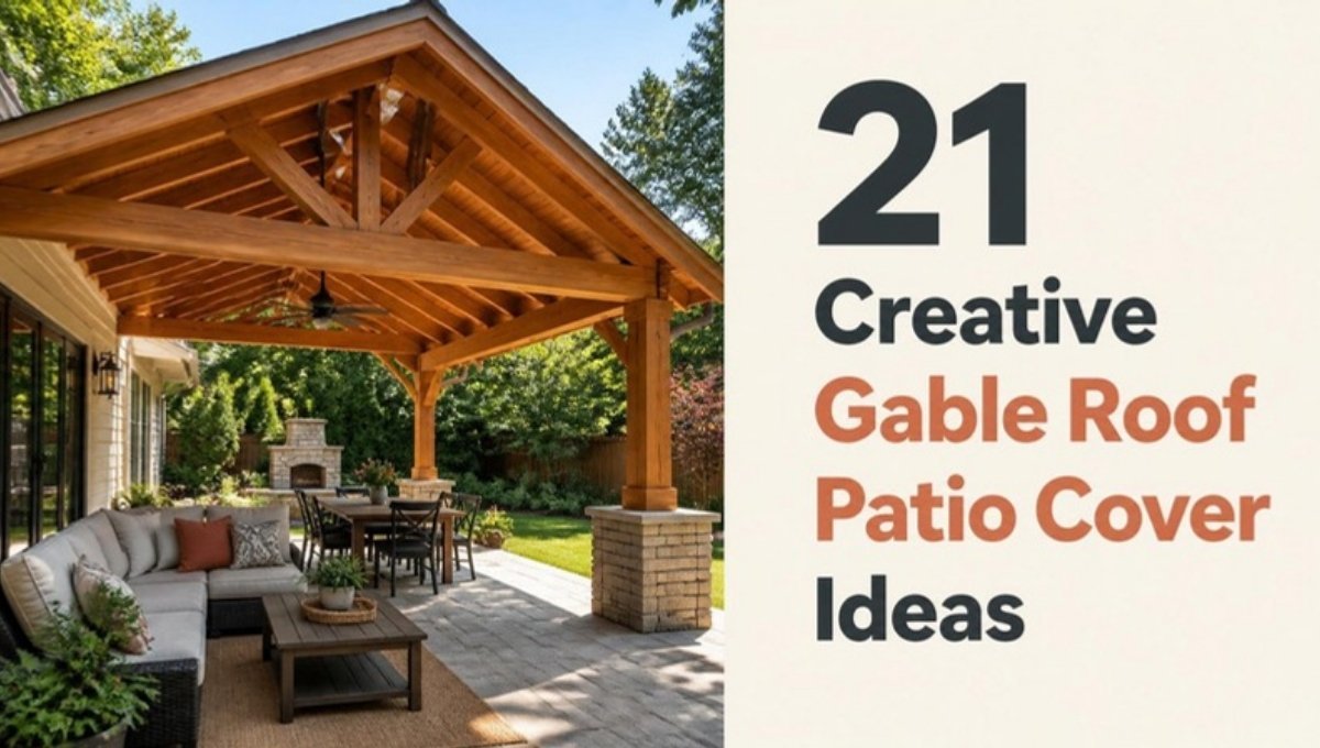 Gable Roof Patio Cover Ideas