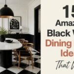 Black White Dining Room Ideas