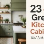 Green Kitchen Cabinets