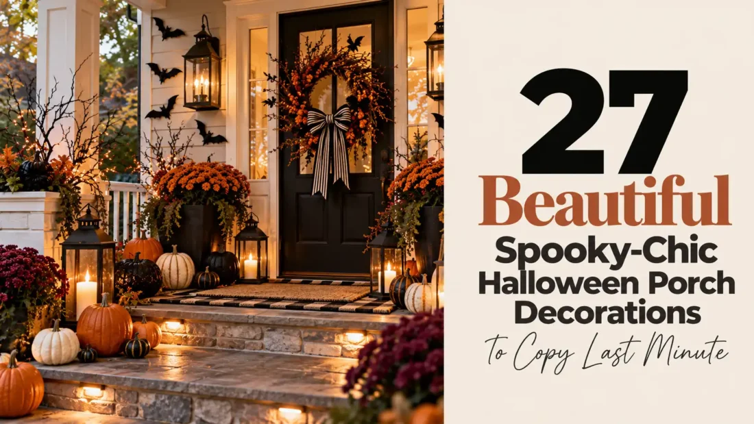 halloween porch decorations