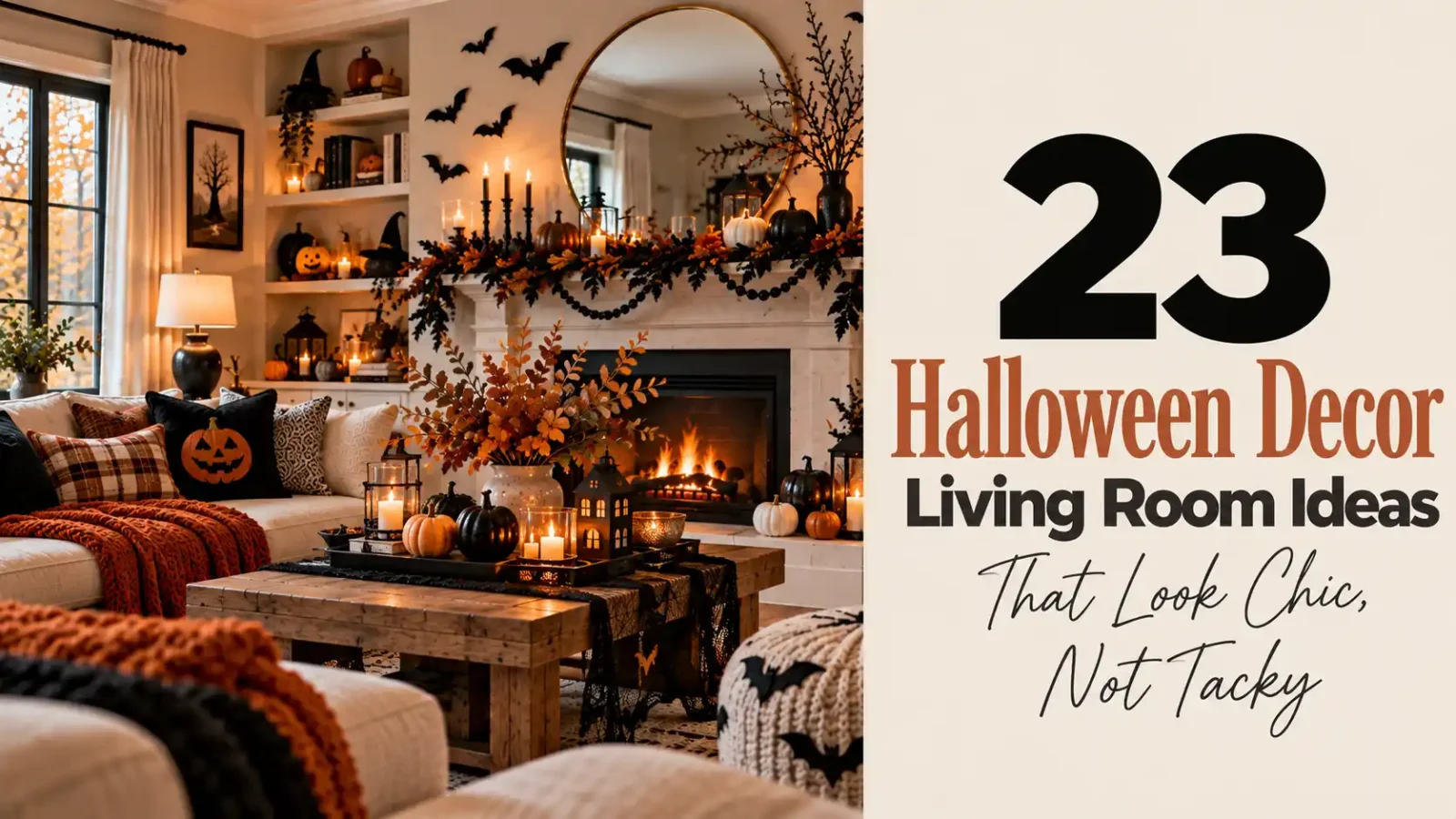 Halloween Decor Living Room Ideas