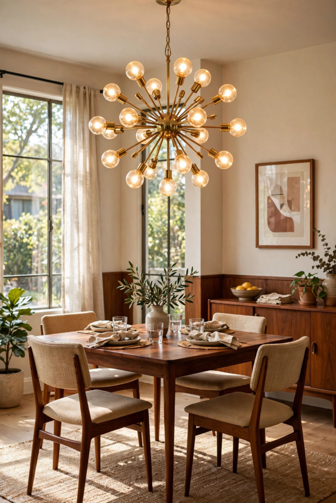 1. Sputnik Chandelier for Mid-Century Style