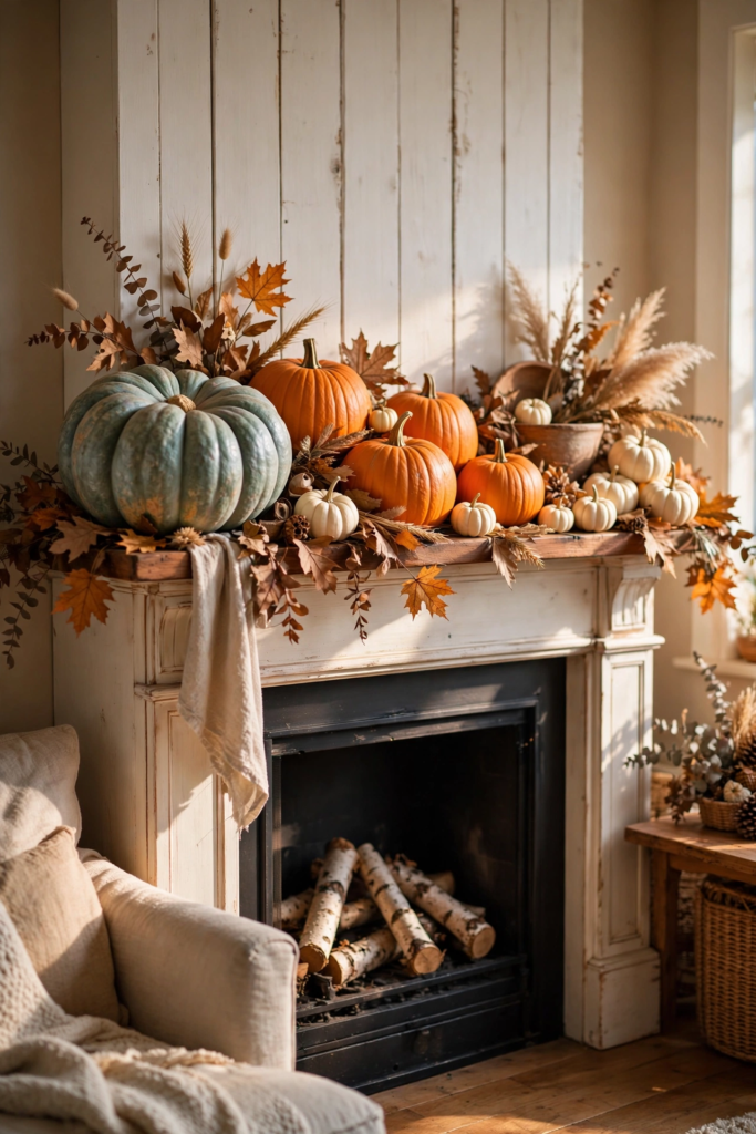 2. Layer Pumpkins in Different Sizes