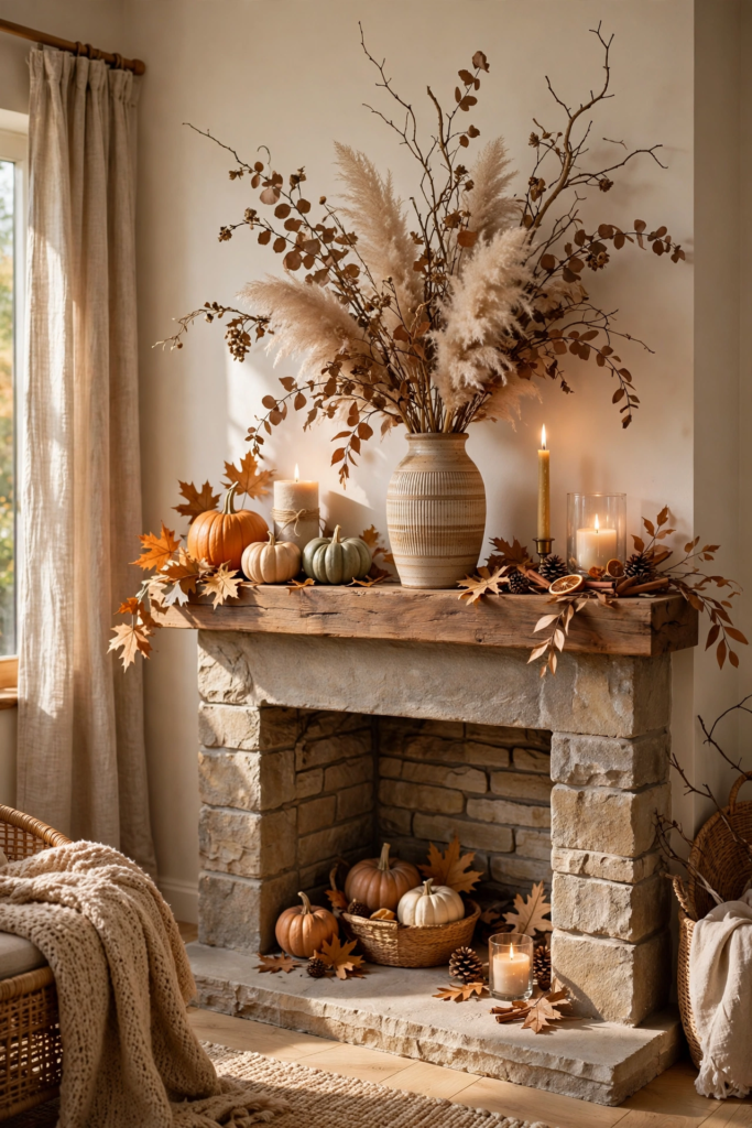 5. Use Dried Branches in a Tall Vase