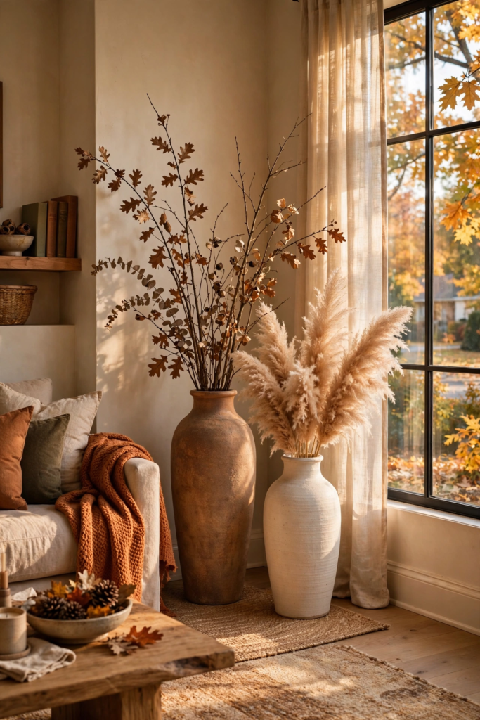 7. Fill Vases With Dried Branches