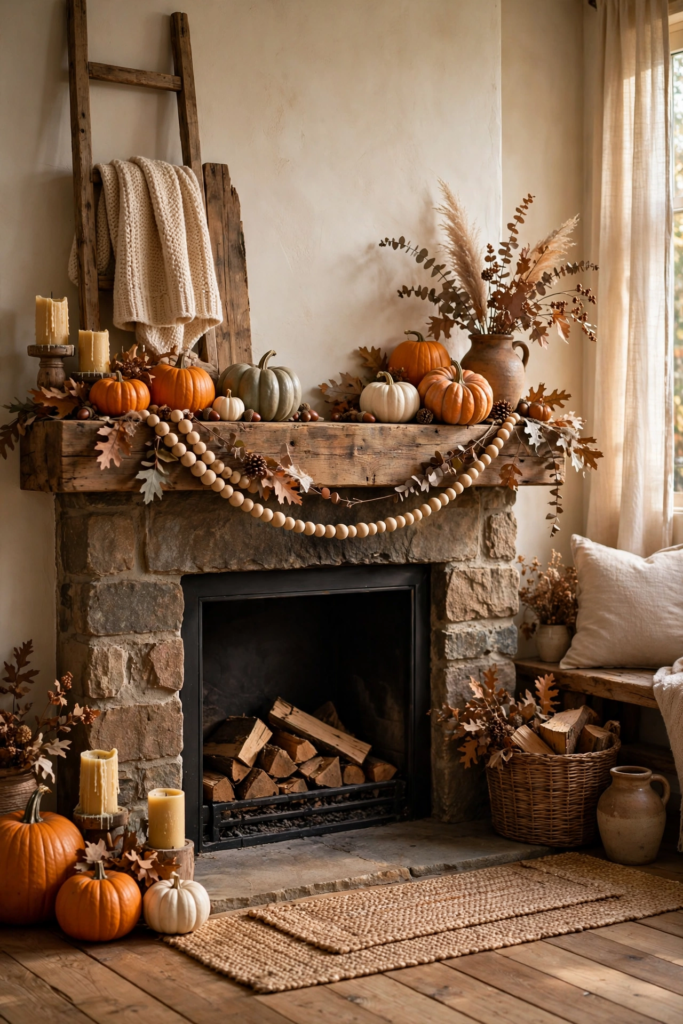 10. Add Rustic Wooden Elements