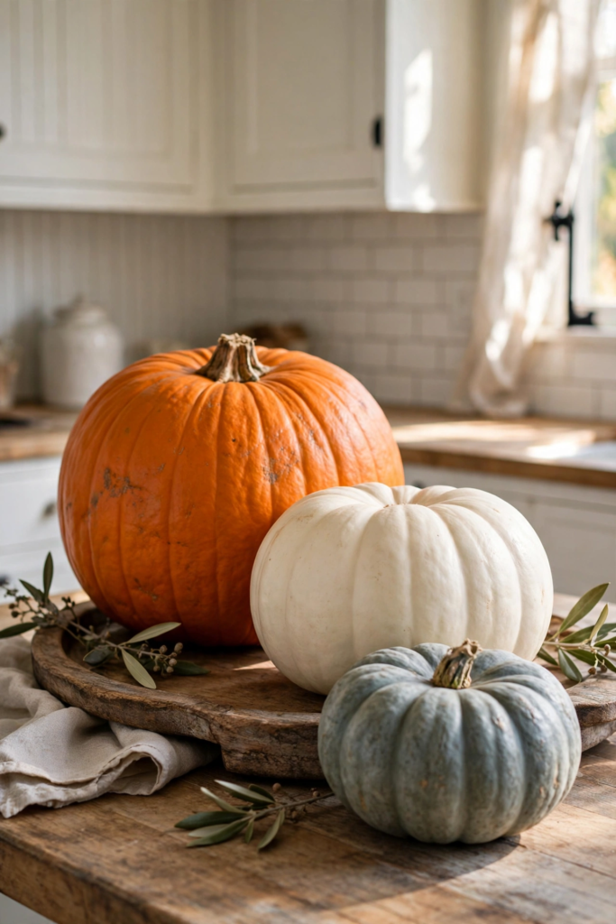 13. Place a Pumpkin Trio on the Counter