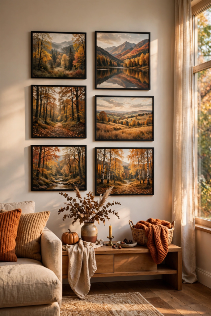 19. Swap Artwork for Autumn Prints